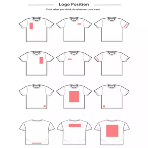 高品質カスタムTシャツブランクニットティーに独自のデザインを作成する短い動物パターンロゴ印刷パーソナライズ - Product Image 6