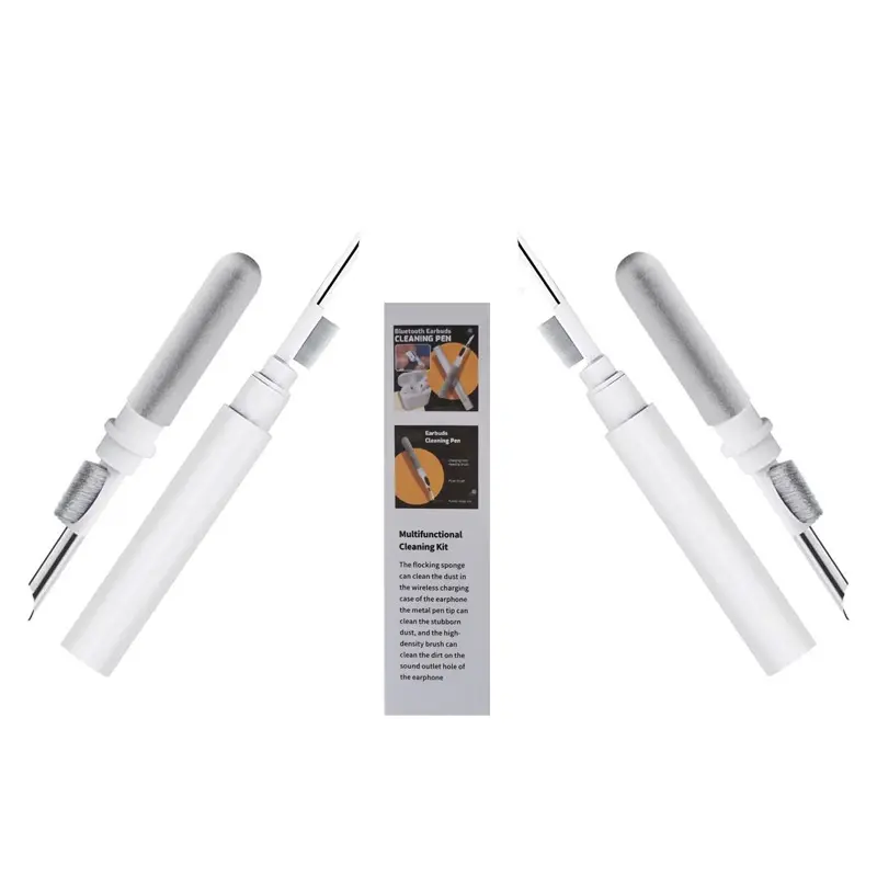Kulaklık temizleyici kulakiçi durumda çok 3 in 1 temizleme kalem aracı fırça seti Airpods için Pro 1 2 3