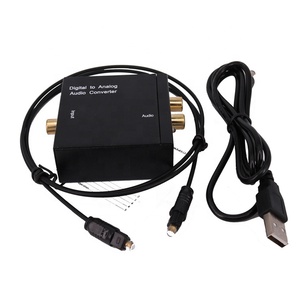 SY Audio Digital to Analog Converter DAC <strong>with</strong> 3.5mm Jack, Optical SPDIF Toslink Coaxial to Analog Stereo L/R Converter - Product Image 3