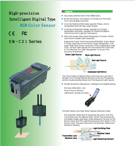 LERAUN-Sensor de color RGB, marca de color de alta precisión, tipo digital inteligente, 4 canales, para detección de color, 2017 - Product Image 4