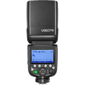 Godox V860III-N I-TTL高速同步1/8000s相机闪光灯Speedlite，具有10级可调光的2.4G GN60锂离子电池减速灯 - Product Image 2