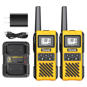 IP67 Rádios impermeáveis Rádio de alta potência Dual Band Walkie Talkie Handy Intercom Sistema Walkie-talkie,2-Pack