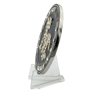 Manufacturer Custom Logo Metal Gold and Silver Two-<strong>toned</strong> Plating Soft Enamel Commemorative <strong>Coin</strong> Collection <strong>Coins</strong> With Diamonds - Product Image 5