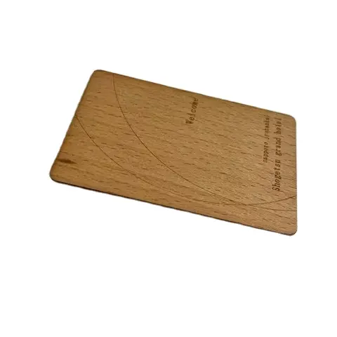 Portachiavi in legno NFC Hotel 13.56MHz programmabile RFID carta Chip 213