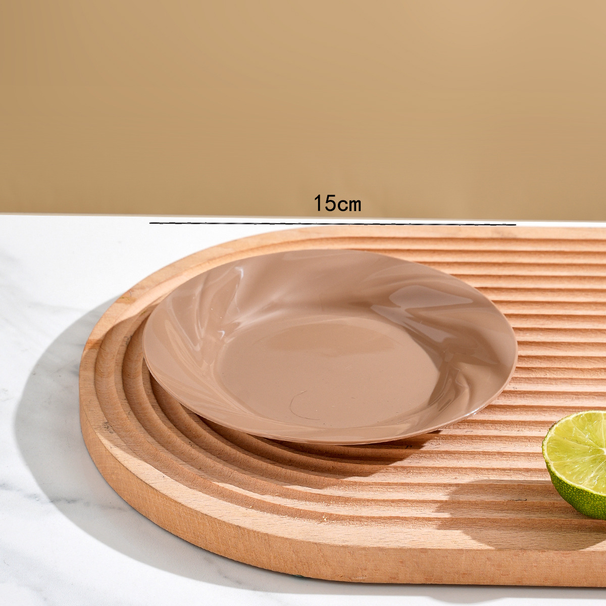 15cm pasta plate - Khaki