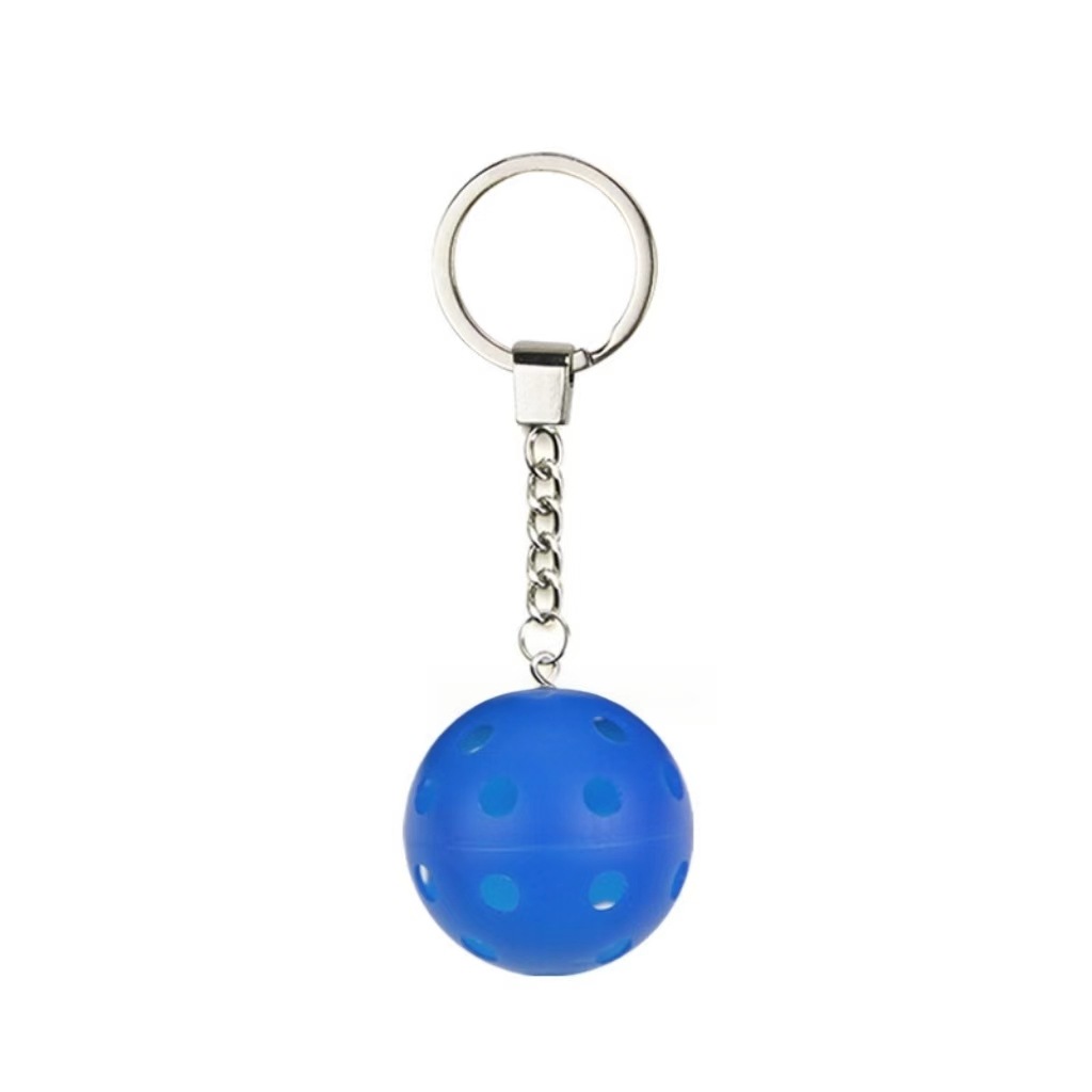 Boule trouée bleue
