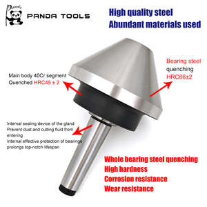 CNC Lathe Machine Live <strong>Center</strong> Morse Taper Live <strong>Center</strong> MT2 MT3 MT4 MT5 MT6 Bull Nose Revolve Live <strong>Center</strong> - Product Image 2