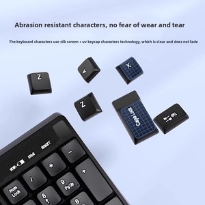 CS10L Teclado inalámbrico ergonómico Juego de ratón Diseño de membrana universal óptica para computadora de oficina de negocios de escritorio - Product Image 3