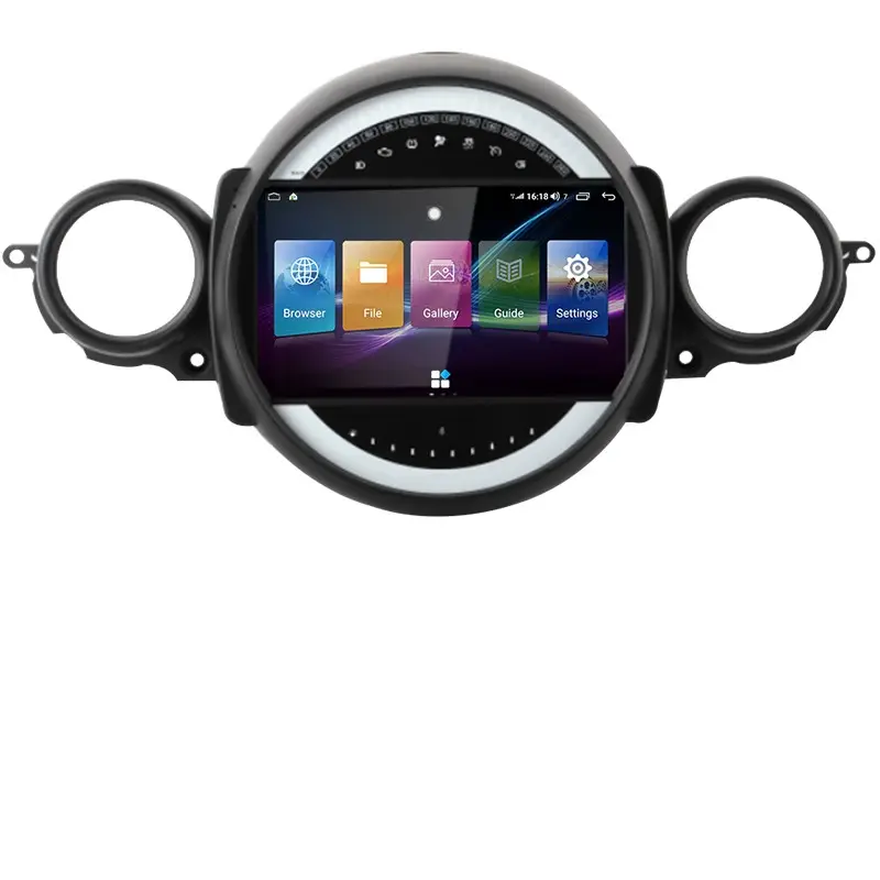 6+128 Tesla Screen Car GPS Electronic Car DVD Radio Player GPS Navigation For BMW Mini R56 R60 Cooper 2007-2015