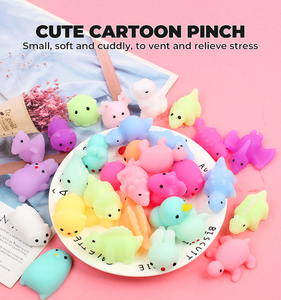 חיות נוגדות לחץ רסיס צעצועים חמוד כדור אנטי-לחץ דם רך הדביק הקלה בצעצועים מיני mochi צעצוע - Product Image 4