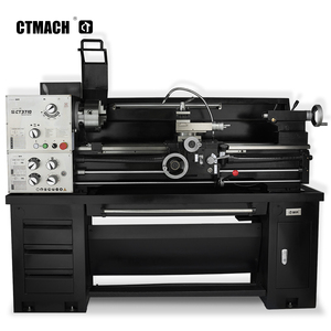 מכונת מחרטה 1000 מ""מ למכונת מחרטה מתכת CT3710 מחיר עם מחרטת מיטה שטוחה אופקית - Product Image 3
