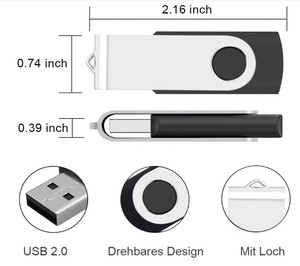 USB-накопитель на заказ, USB-накопитель с логотипом на заказ, металлический флеш-накопитель 128 ГБ 64 ГБ 32 ГБ 16 ГБ 8 ГБ 4 ГБ 2 ГБ 1 ГБ Подарочный USB-накопитель - Product Image 2