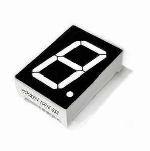 Houkem-10016-BRGB 1 дюймов Rgb 7-сегментный дисплей, однозначный 1-дюймовый 7-сегментный светодиодный дисплей 12 Pin - Product Image 1