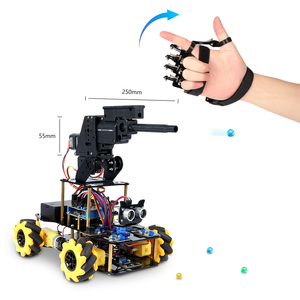 4WD WiFi Wireless ESP32 a infrarossi per evitare gli ostacoli di programmazione guanti esoscheletro telecomando per Arduino Robot Kit auto