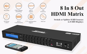 TESmart 4KHDMIセレクター10.2Gbps8X8スプリッタースイッチビデオマトリックスセレクター8In8 Out Hdmiマトリックススイッチャー8X8 - Product Image 6