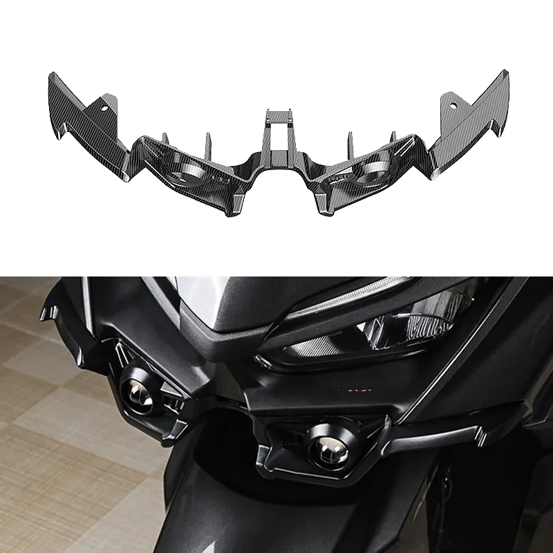 Shark Power Moto Focos delanteros Cubierta decorativa Marco de la motocicleta Piezas del cuerpo Accesorios para Honda Vario 160