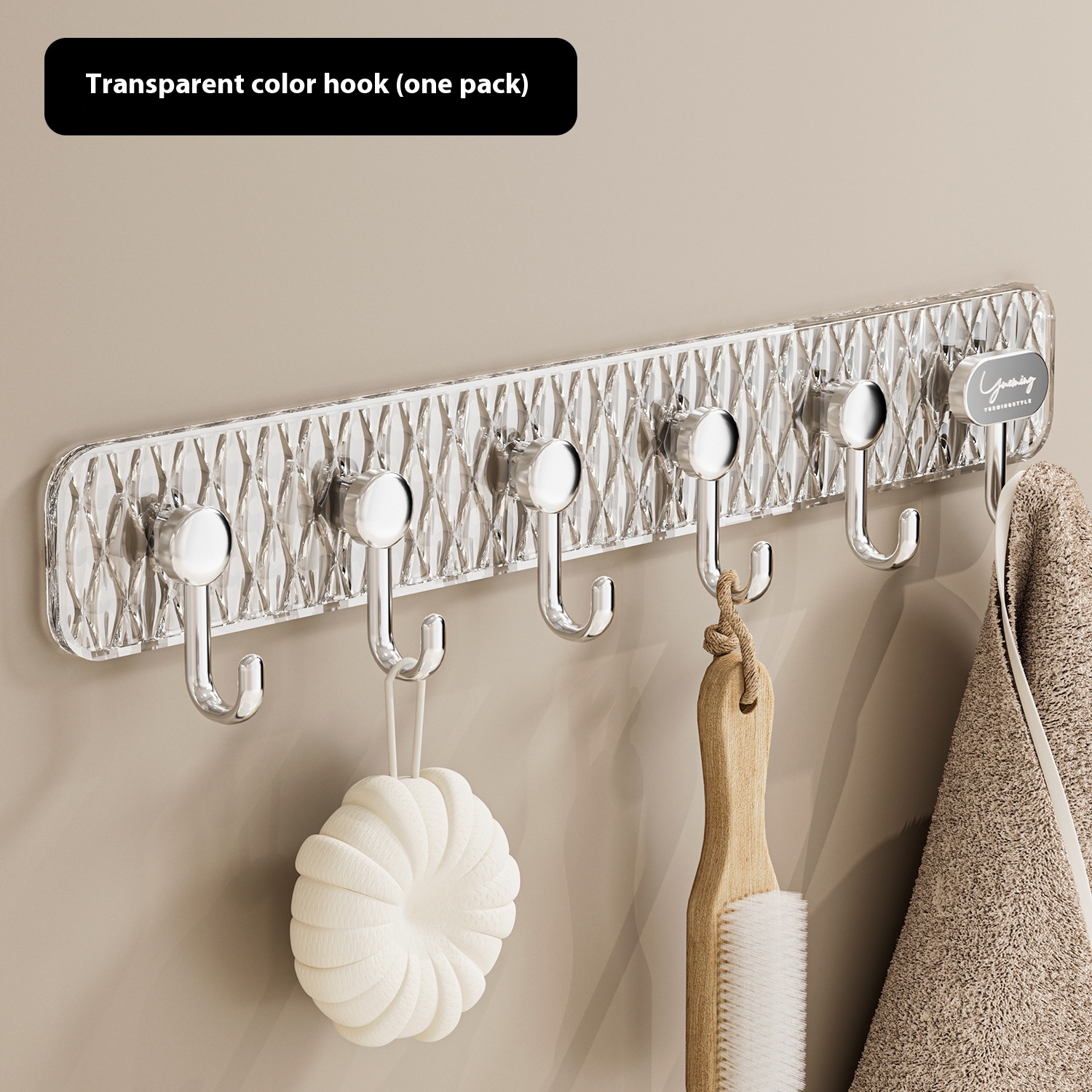 Six link hook - transparent