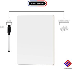 Nhà máy tùy chỉnh 9x12 inch không khung nhiều lớp MDF bảng trắng đôi bên Mini khô xóa bảng trắng - Product Image 6