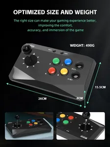 Arcade Fighter Stick Street Fighter Arcade para PC Android TV Box para Raspberry Pi Recalb Joystick para M8 Game Stick