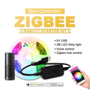Zigbee controllato 5V USB 2M LED striscia di luce con RGBCCT Controller Mini Dimmer - Product Image 4