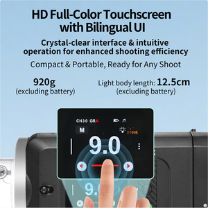 JINBEI HD250MAX 220w taşınabilir açık flaş ışığı HSS TTL flaş Speedlight 12W bi-renk modelleme işık - Product Image 5