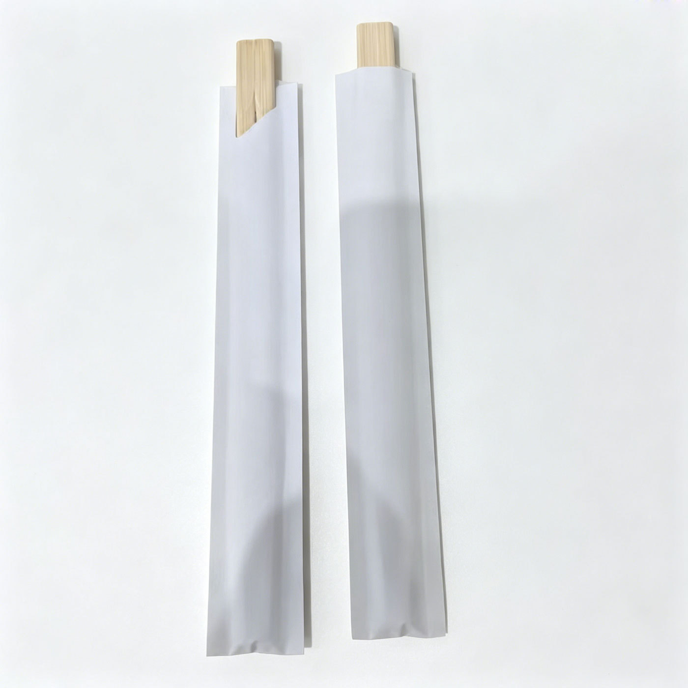 White Half-wrapped paper sleeve chopsticks