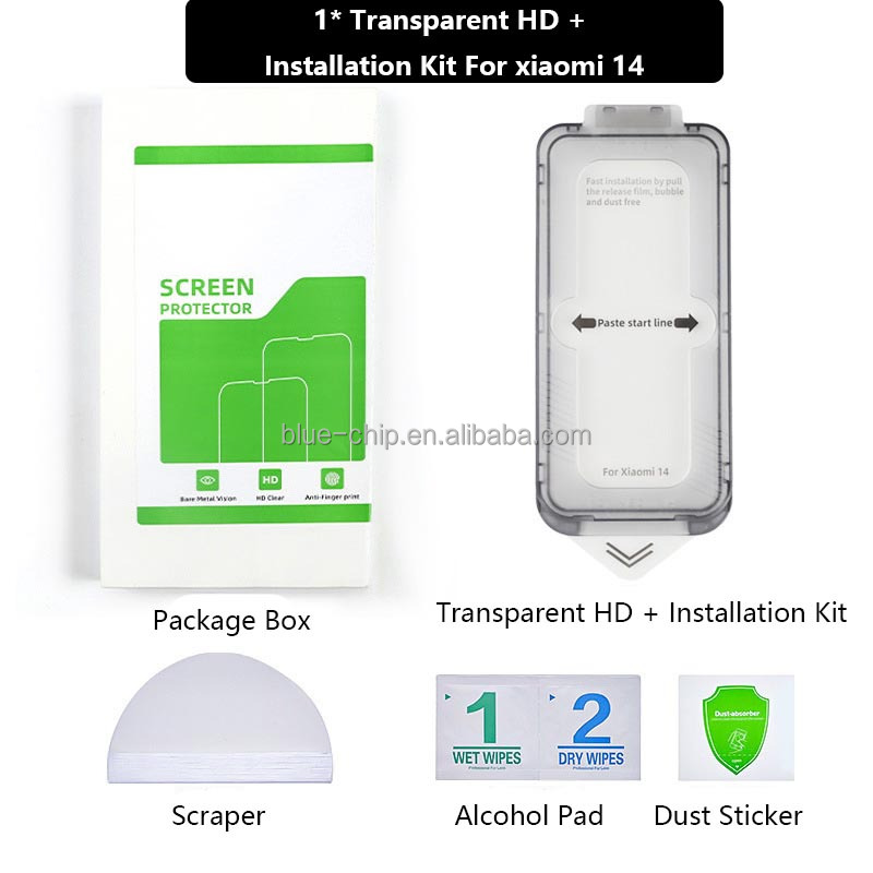 Pellicola HD + Kit di Installazione per Xiaomi 14