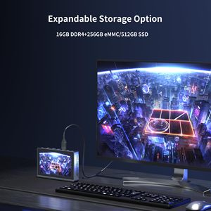 Win 11 PRO Celeron N5095ミニPC 16GB DDR4 256GB EMMC 4K60Hzディスプレイ画面ギガビットイーサネット冷却ファンデスクトップコンピュータ米国 - Product Image 5