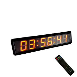 2.3インチ6桁LED GPSウォールクロック屋内リモコンタイマーストップウォッチ付きデジタルDAP製品 - Product Image 1