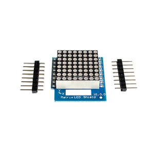 Modulo A Matrice di punti LED Scudo V1.0.0 per WEMOS D1 mini 8x8 A Matrice di Punti LED - Product Image 1