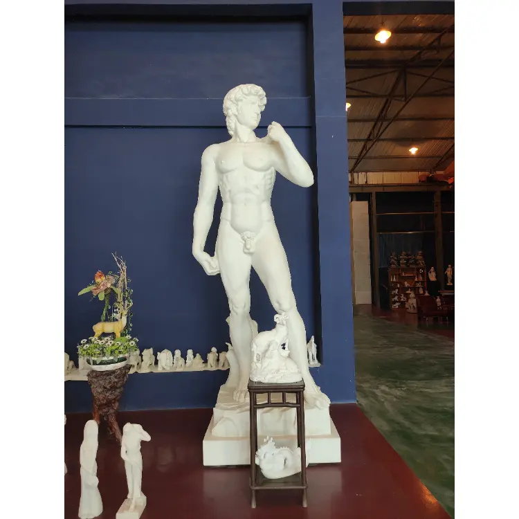 Bem Vendendo Escultura De Mármore Branco Clássico Valmiki Body Art Pedra Estátua