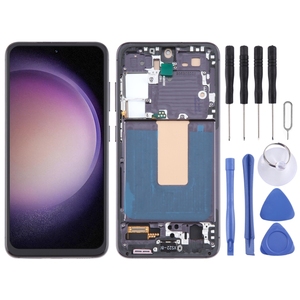 三星银河S23 SM-S911B欧盟版薄膜晶体管液晶显示屏数字化仪全组件带框架 - Product Image 1