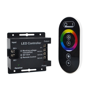 Светодиодные полосы RF RGB пульт дистанционного управления 6 клавиш Сенсорный DC12-24V беспроводной умный световой диммер - Product Image 1