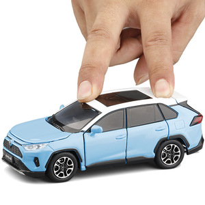JKM 1/32 ölçekli 2020 arabalar Diecast Rav4 SUV Model araba oyuncak ışıkları ve ses ile - Product Image 3