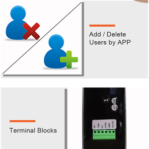 Secukey TTLock BLE Access <strong>Control</strong> Biometric Fingerprint &amp; 13.56MHz IC Card Reader Digital Door Lock Night Vision Reset Feature - Product Image 2