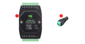 <strong>Modbus</strong> <strong>RTU</strong> <strong>Analog</strong> <strong>Input</strong> 8CH (B) Waveshare Industrial <strong>Modbus</strong> <strong>RTU</strong> 12-bit High-precision Supports Voltage and Current Acquisition - Product Image 5