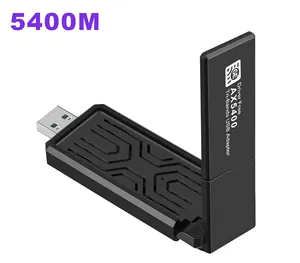 Tarjeta de red inalámbrica WiFi6E, ordenador portátil de escritorio sin controlador, receptor WiFi inalámbrico USB3.0 AX5400M - Product Image 3