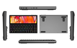 K2 12.6&quot; Touchscreen Gaming Mechanical <strong>Keyboard</strong> 71 Keys USB Compact Portable Split <strong>Screen</strong> <strong>Keyboard</strong> for Windows Mac Android - Product Image 3