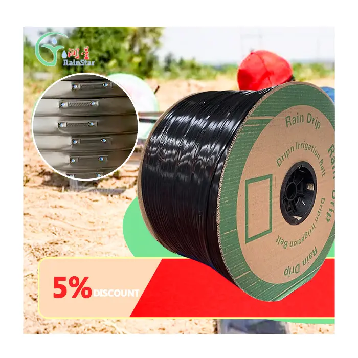 Bas prix discount en gros 16mm irrigation goutte à goutte ruban simple/double trou pour l'irrigation goutte à goutte