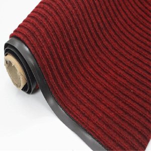 Kommerzielle anpassbare Doppelstreifen-Design-Eingangs bereich Teppich TPE Gummi matte - Product Image 3