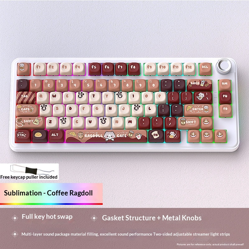 Muñeco de trapo blanco-café