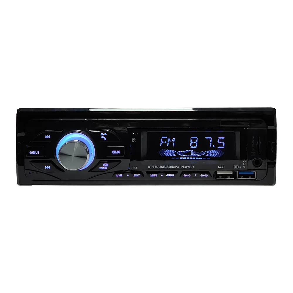 Radio de coche personalizada Audio estéreo MP3 Control remoto Auto Radio para automovil1 Din Multimedia Car Mp3 Player