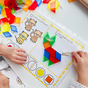 Libro de educación temprana para niños, rompecabezas creativo, interacción entre padres e hijos, patrón de bloques de construcción, diseño de rompecabezas, conjunto educativo - Product Image 3