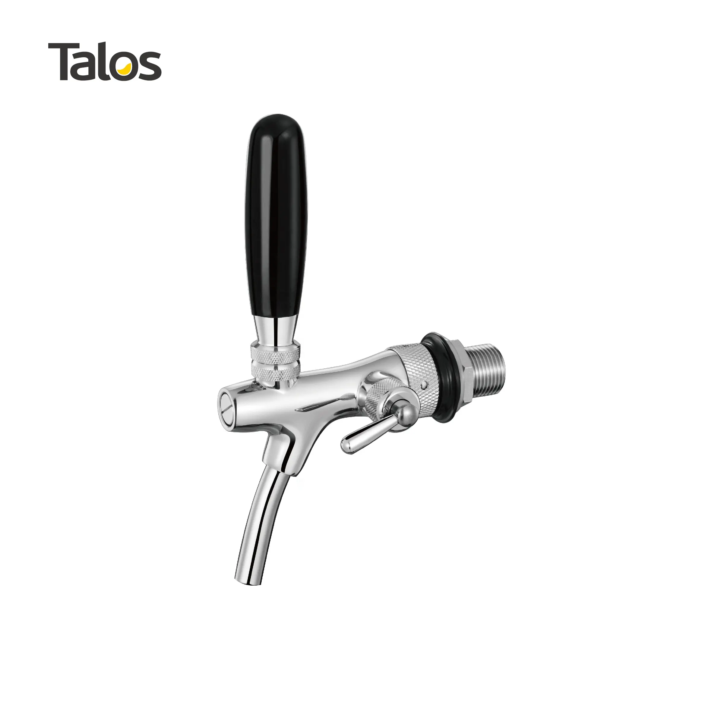 TALOS Flow Control-grifo de cerveza cromado, dispensador de bebidas, estándar