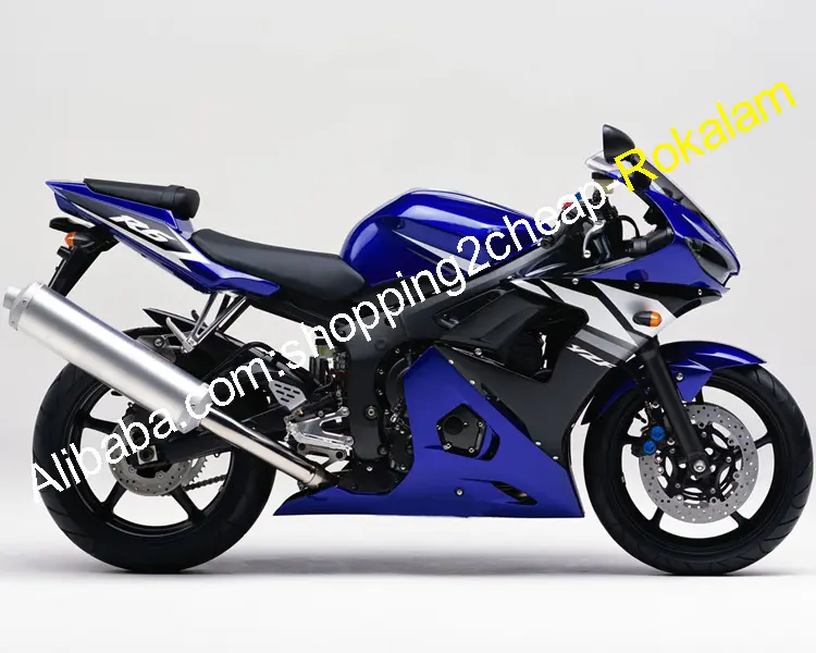 ABS Carenature Del Motociclo Per Yamaha Parti YZF 600 R6 2003 2004 YZF600 03 04 Sport Moto Bianco Blu Nero Carena kit