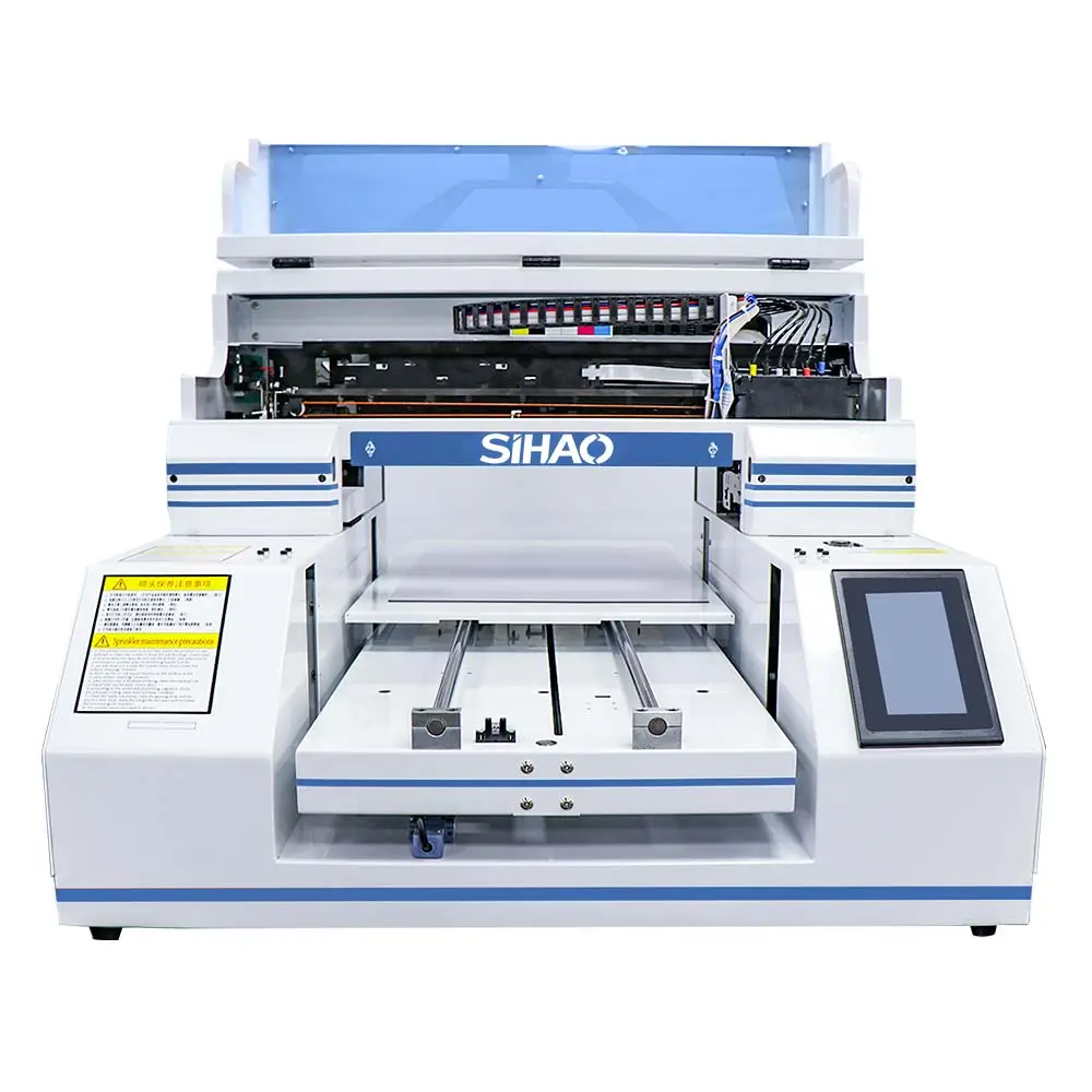 SIHAO A3UV19 เครื่องพิมพ์ UV Flatbed อัตโนมัติ ขายโรงงานโดยตรง เครื่องพิมพ์ UV Flatbed ราคาเครื่องพิมพ์ดิจิตอล