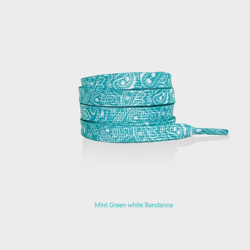 Bandana blanc vert menthe