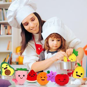 Toddler Pretend Play Kitchen Food 8 Pack Mini Fruit Soft Stuffed Plush <strong>Toy</strong> for Girls or Boys As Party Decorations - Product Image 5