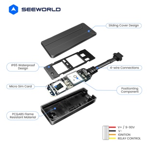 SEEWORLD Mini localizador de automóviles Dispositivo de seguimiento Gps de tamaño pequeño para seguimiento en tiempo Real de vehículos de automóviles - Product Image 3