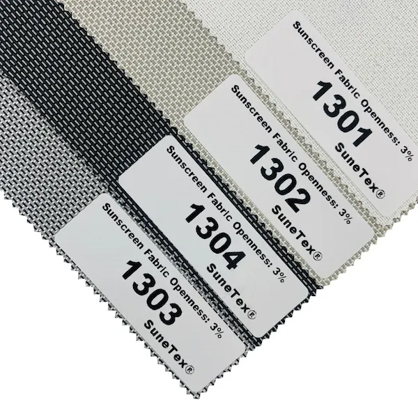 공장 가격 3% 태양 광 스크린 패브릭 PVC 선 스크린 롤러 블라인드